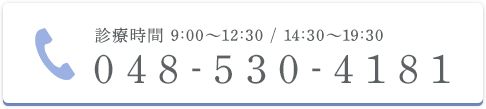 お気軽にお問い合わせ下さい 048-530-4181